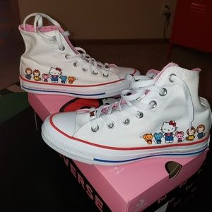 Converse x Hello Kitty collaboration wms size 6.5